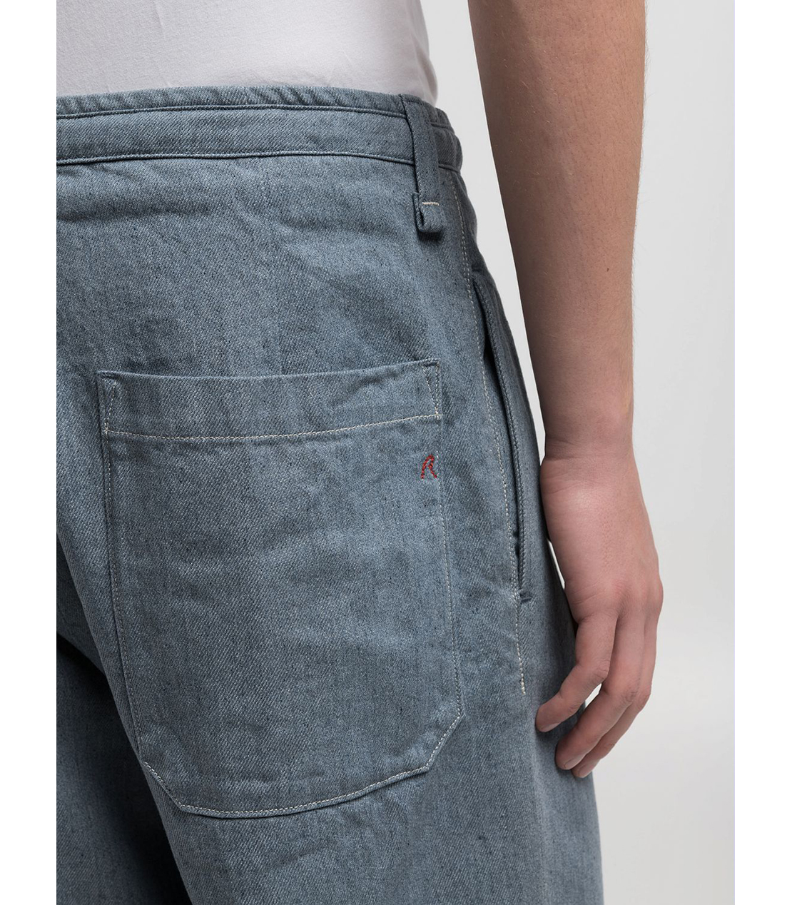 リラックステーパードフィットリサイクルデニム 詳細画像 ブルー 7